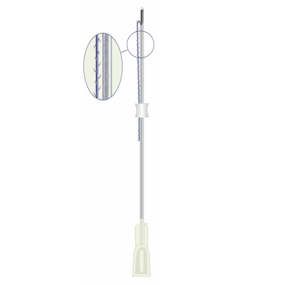 Мезонити Velancia COG PLACL MOLDING W-cannula 19G 100mm PLACL USP (1) 170mm