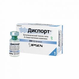 Препарат ботулотоксин Диспорт, 300 ЕД.